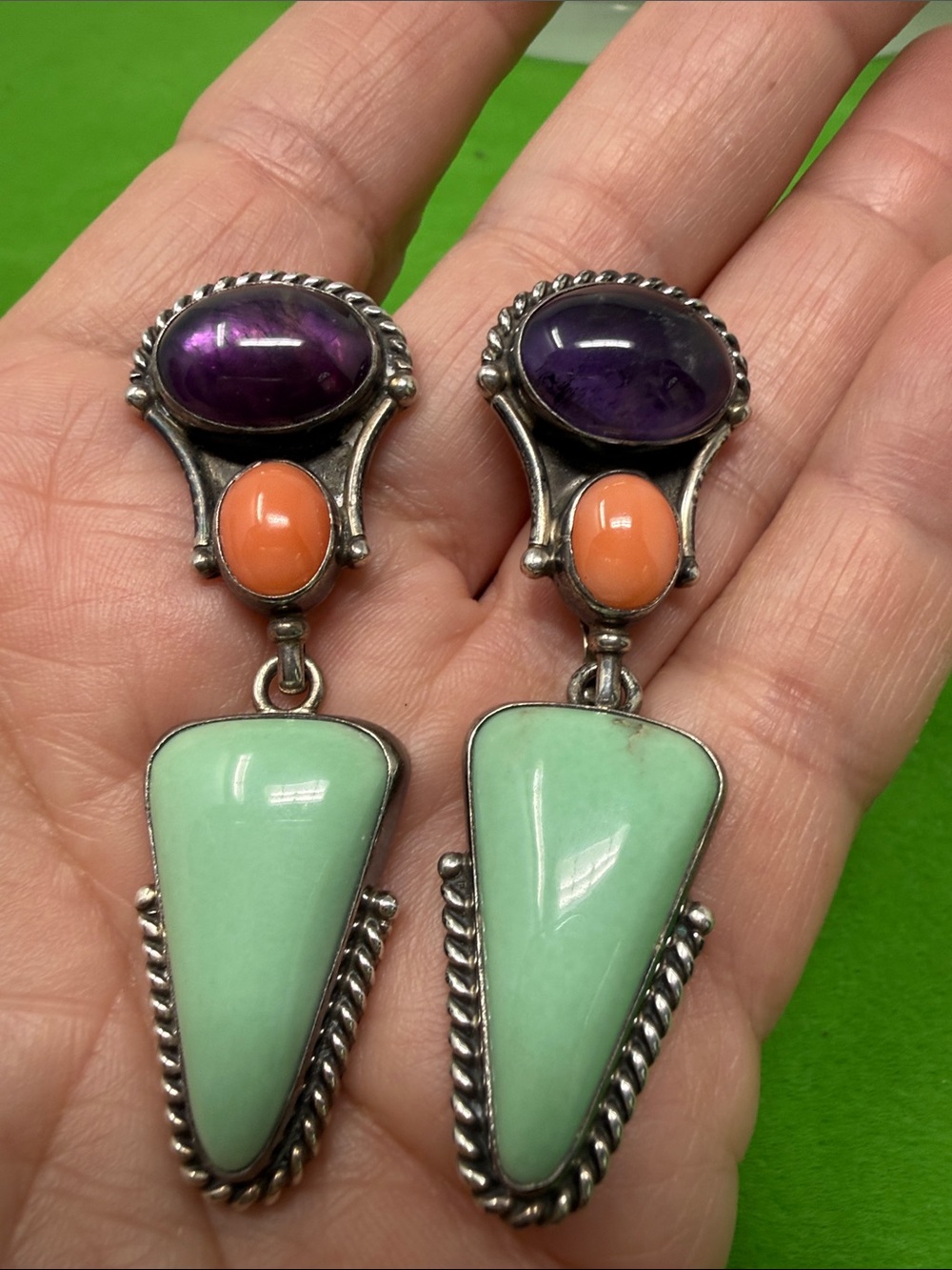 Vintage Reve Sterling Silver Earrings